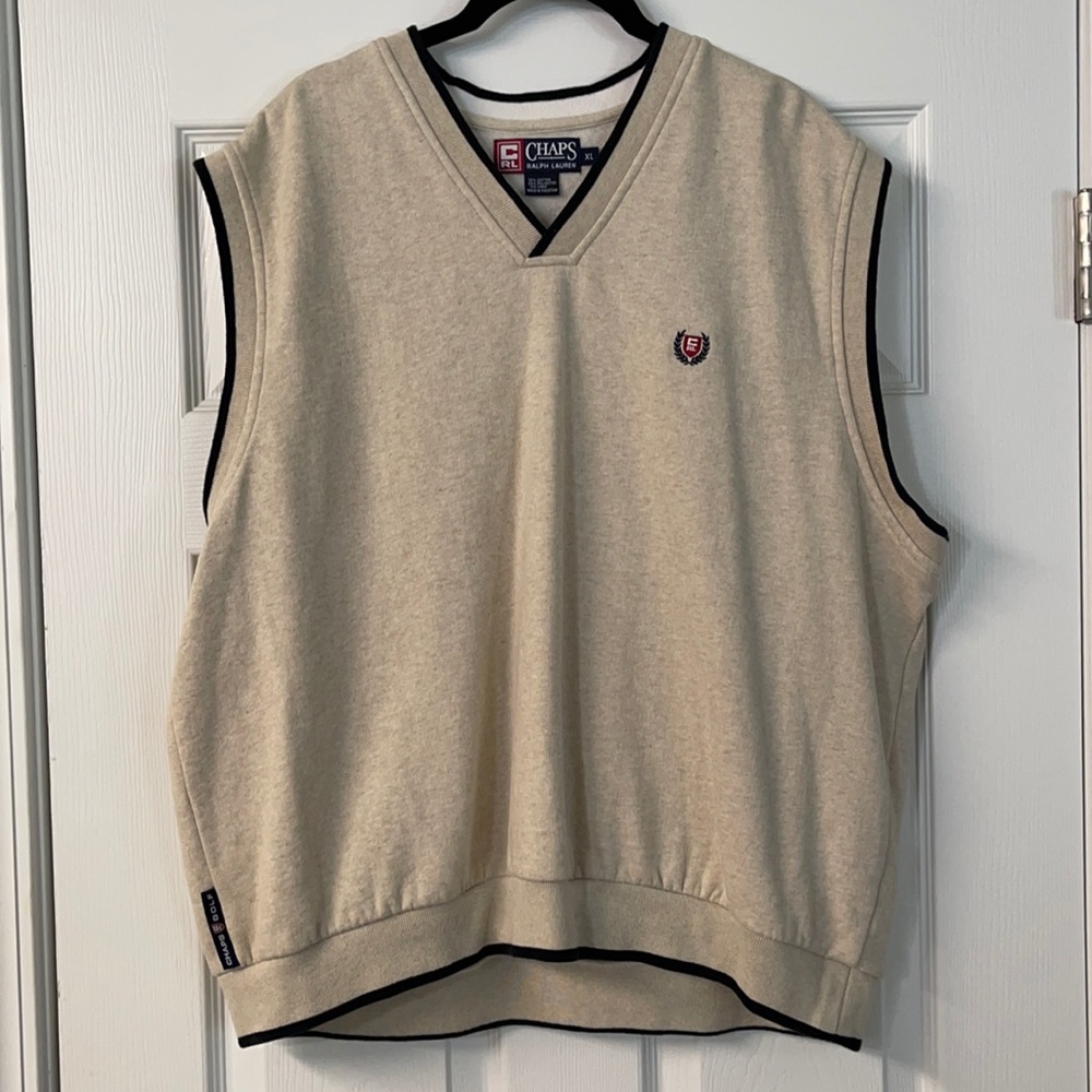 Chaps Ralph Lauren golf sweater vest men’s sz XL